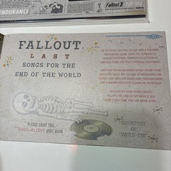 Fallout 3 4 Last Songs for the End Of The World VGM Vault-Tec Splatter Vinyl LP
