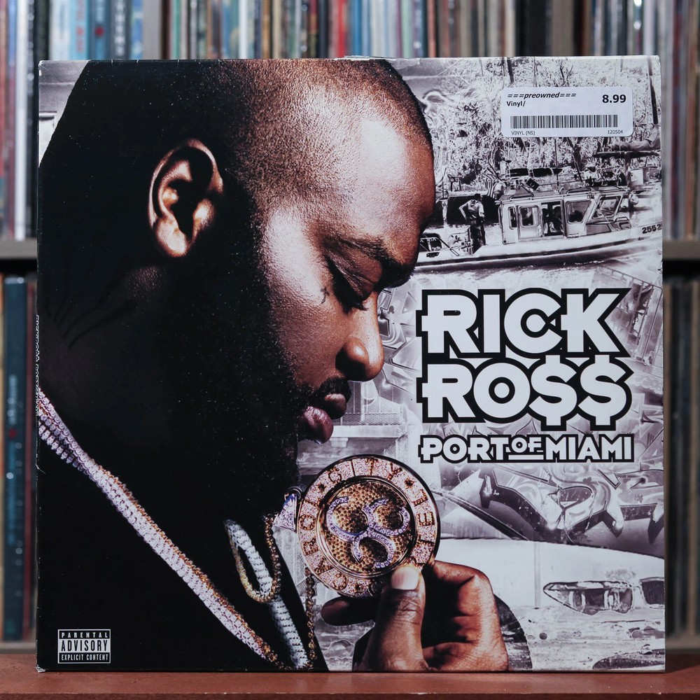 Rick Ross – Port Of Miami – W/ INSERT Vinyl – 2LP 2006 Def Jam, VG/VG