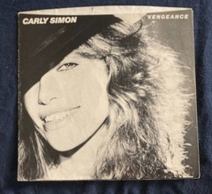 CARLY SIMON-VENGEANCE/LOVE YOU BY HEART-PIC SLV 1979 Elekta green label