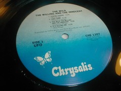 UFO Wild Willing Innocent Chrysalis Promo LP 1981 British Heavy Metal Hard Rock