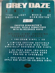 Amends by Grey Daze The Lost Music of Chester Bennington Box Set New Sealed LP