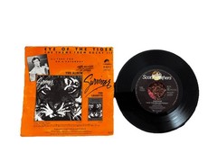 Survivor – Eye of the Tiger – 7″ Vinyl-Holland/Netherlands (Dutch Green) Import