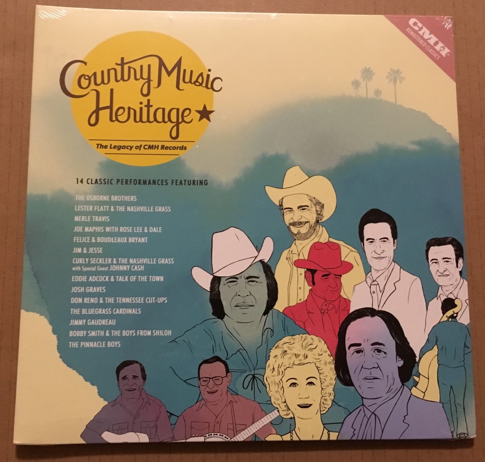 RARE REMASTERED Vinyl LP SEALED w/ JOHNNY CASH Osborne Brothers MERLE TRAVIS CMH
