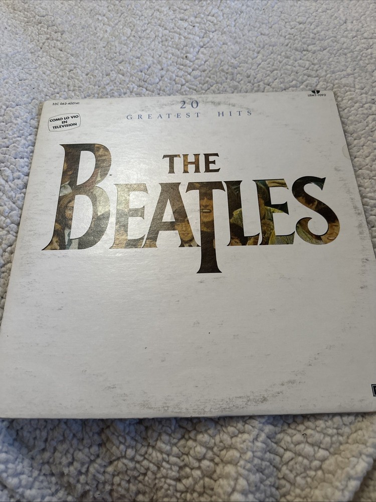 1982 The Beatles 20 Greatest Hits Mexican Pressing Nearly Perfect