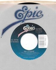 ALICE COOPER * 45 * Hey Stoopid * 1991 * VG++ NICE USA ORIGINAL with EPIC Sleeve