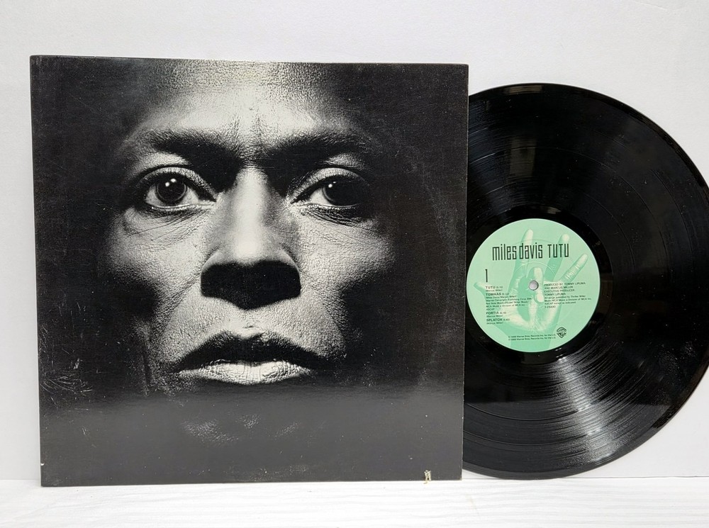 MILES DAVIS Tutu 1986 1st press LP Warner Bros. 1-25490 NEAR MINT Vinyl w/ Inner