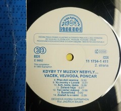 Kdyby Ty Muziky Nebyly…Vacek Vejvoda Poncar – Czech Republic – Vinyl Record