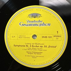 Symphony No 3 Eroica LP Vinyl Record Beethoven DG DGG 2535 101 Bohm