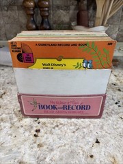 Lot of 22 Vintage SEE HEAR READ Walt Disney’s Books & Records 33 1/3 RPM And 45