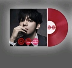 BTS V Layover Vinyl LP Red Version Factory Sealed New Official Limited