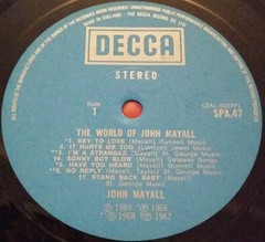John Mayall – The World Of John Mayall (LP, Comp) (Very Good Plus (VG+))