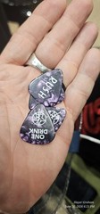 Rush Fifty Something Tour 2026 Ft Worth Foil #31/75 Plus 1 VIP drink Guitar Pic