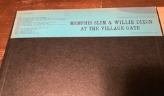 MEMPHIS SLIM & WILLIE DIXON LP At Village Gate Folkways Blues Pete Seeger