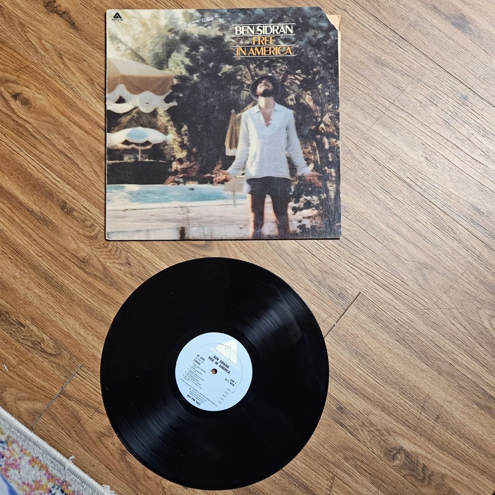 Ben Sidran – Free In America 1976 Arista Records AL 4081 Vinyl LP Album PROMO