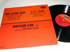WESTMINSTER LP W-9048 Soler Bach Alain NM/NM-!