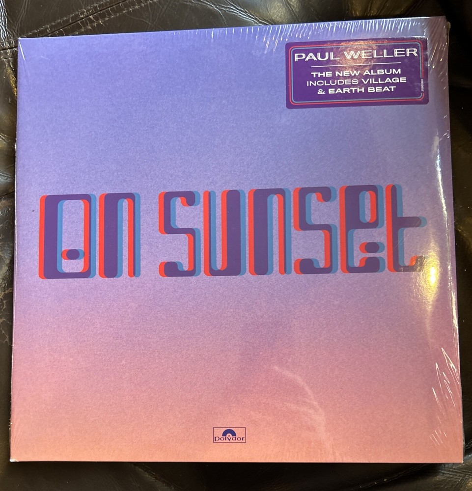 Paul Weller – On Sunset – [Black Vinyl] Double Album W/Hype Sticker NM Polydor