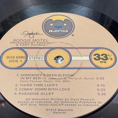 1979 EXCELLENT Foghat Boogie Motel BHS 6990 & SLEEVE, Ex