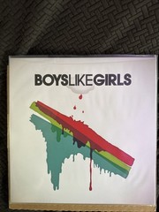 Boys Like Girls RED/WHITE/CLEAR spinner /500 BRAND NEW RARE