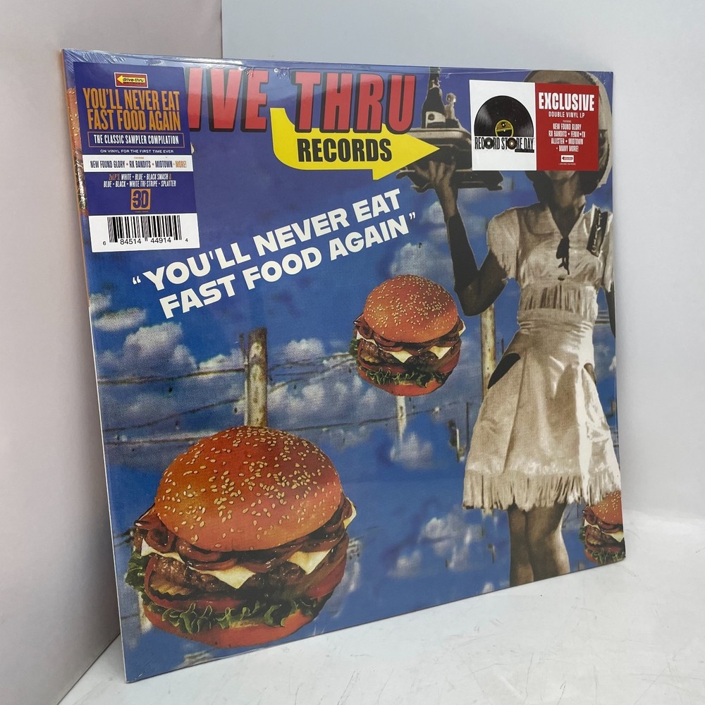 You’ll Never Eat Fast Food Again Vinyl 2xLP Compilation RSD 2026 Multicolor MINT
