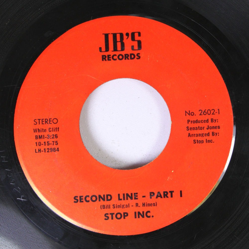 Jazz New Orleans Red 45 Stop Inc. – Second Line – Part I / Second Line – Part Ii