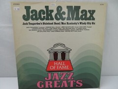 Jack & Max Dixieland Band Hall of Fame Jazz Greatest LP Record Album Vinyl