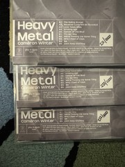 NUMBERED Cameron Winter Heavy Metal SPLATTER vinyl /1000 blood records singles