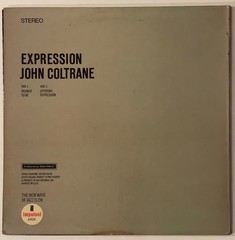 JOHN COLTRANE Expression 1967 Impulse Stereo AS-9120 Lp looks & plays EX+