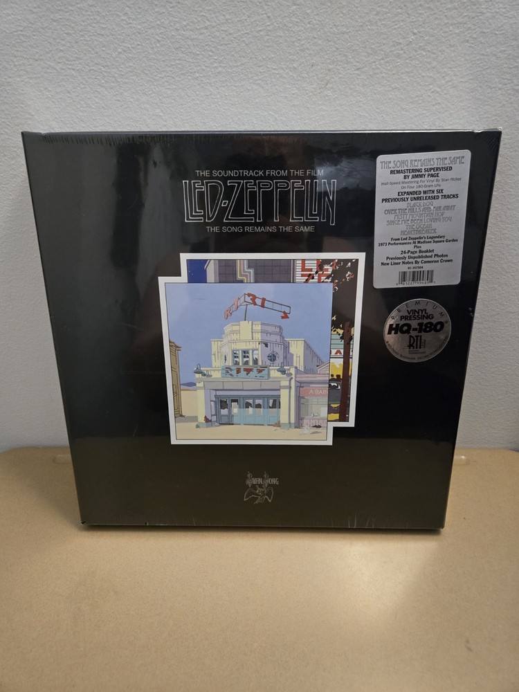 Led Zeppelin The Song Remains The Same 180g Vinyl New 4 Lp Box Set Rti Hype Rare