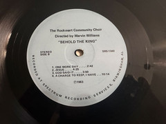 Rockmart Community Choir LP ~ RARE Private Gospel Modern Soul ~ Alabama