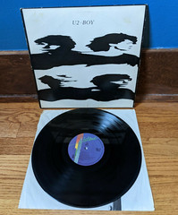 U2 Boy 1980 90040-1 & Wide Awake In America 1985 90279-1-A Record LP Lot Island