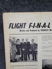 Vintage Vinyl LP Flight F-I-N-A-L Forrest McCullough Word Records 1965 Spoken Al