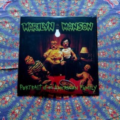 MARILYN MANSON PORTRAIT OF AN AMERICAN FAMILY :: 2LP BLUE MARBLE :: EURO IMPORT