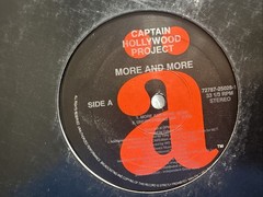 CAPTAIN HOLLYWOOD PROJECT MORE AND MORE 12″ 1992 A RECORDS 25028 EURO HOUSE