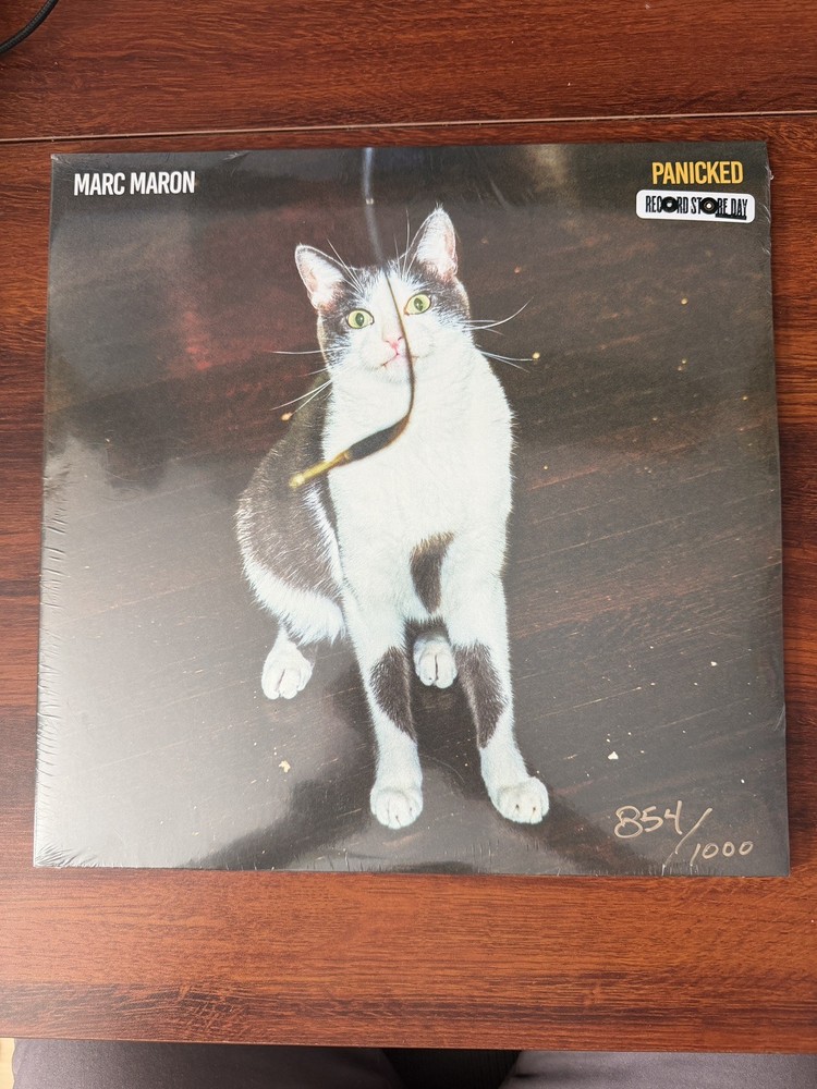 Marc Maron Panicked Signed Vinyl 2LP 2026 RSD LE #854 /1000 Record Store Day NEW