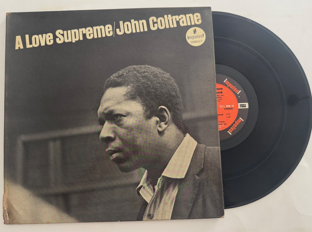 John Coltrane “A Love Supreme” Gatefold LP – Impulse AS-77 Van Gelder