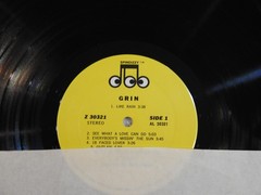 Grin (Nils Lofgren) “Self Titled” Pristine NEVER PLAYED 1971 First Edition LP!