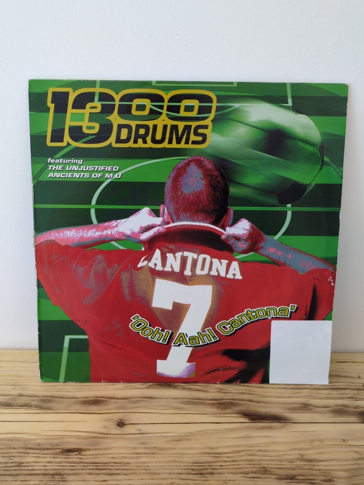 1300 Drums Ooh! Aah! Cantona 12″ Vinyl Record 1996 Dynamo DYNT5
