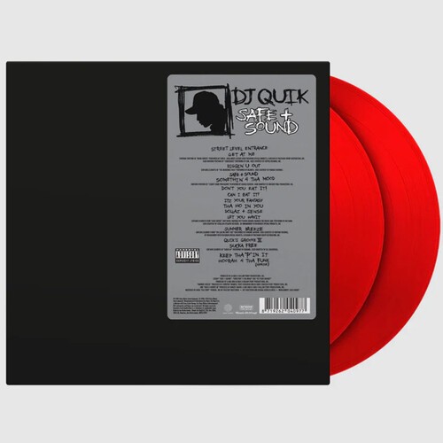 DJ Quik – Safe & Sound – Limited 180-Gram Translucent Red Colored Vinyl [New Vin