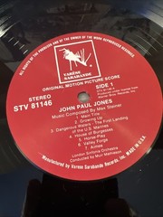 VINYL RECORD LP JOHN PAUL JONES ORIGINAL FILM SCORE MAX STEINER NM In SHRINK