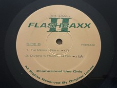 Flashbaxx Vol II DJ PROMO Compilation LP The Cure OMD Kim Wilde Berlin