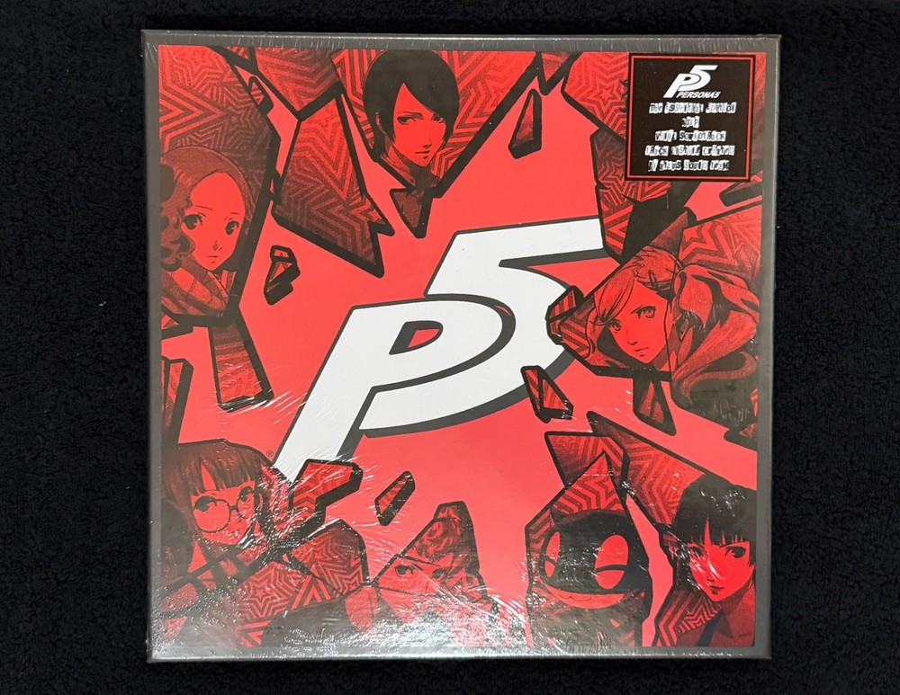 Persona 5 Vinyl Soundtrack The Essential Edition 4xLP iam8bit 🔥 NEW SEALED