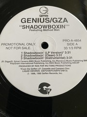 Genius/GZA Shadowboxin’ & 4th Chamber Geffen Promo 12″ Single 1996 Wu Tang Clan