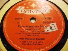 CARLO HOLM Hula Hawaiian Quartet West of Samoa Roter Mond von Haiti FT POLYDOR