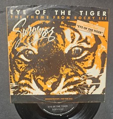 Survivor 1982 ”EYE OF THE TIGER” 45 & SLEEVE VG++