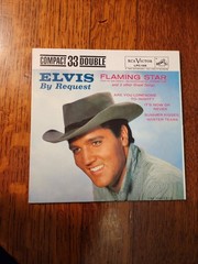 Elvis By Request Flaming Star RCA Victor LPC-128 Compact 33 Double
