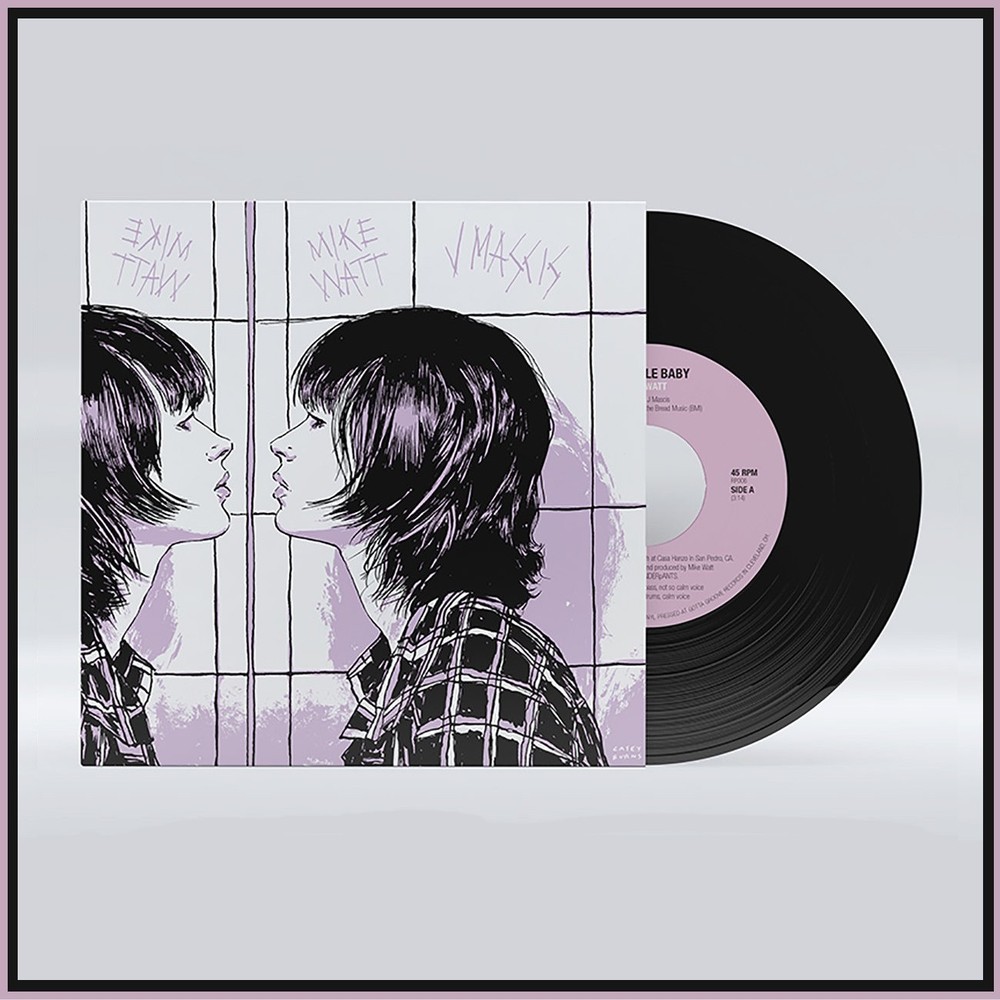 Mike Watt J Mascis Split 7″ Single Ltd Ed “Virgin Blackl” Vinyl FREE SHIPPING