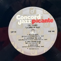Cal Tjader Lp La Onda Va Bien 1980 Concord Records Pancho Sanchez CLEAN VINYL!