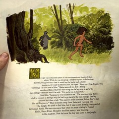 Walt Disney The Jungle Book Disneyland 3948 LP & Illustrated Book 1967