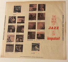 JOHN COLTRANE Expression 1967 Impulse Stereo AS-9120 Lp looks & plays EX+