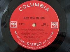 Blood, Sweat & Tears – Blood, Sweat And Tears LP 1968 CS 9720 NM